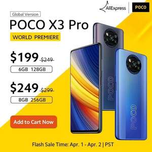 Смартфон POCO X3 PRO 6/128,8/256 Global Version ($199 с 01.04)