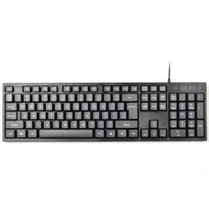 Клавиатура проводная Lingshe K200, черный