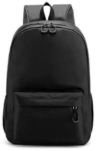 Рюкзак (ранец) женский, мужской, школьный, подростковый, городской, универсальный, для ноутбука, 20 литров, World comfort , R1 черный