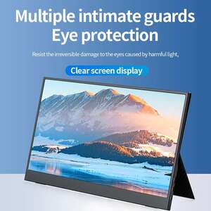 Портативный монитор JSHIX 15,6 дюйм, 1080P, IPS, 60Гц, NTSC 75%