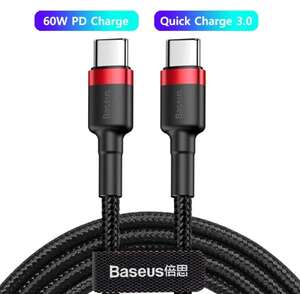 Кабель Baseus, 0.5 м, 60 Вт