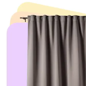 Штора, Нокс, блэкаут, 140x260 (цвет серый)