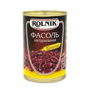 Фасоль Rolnik красная, 410 г консервированная