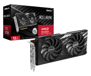 ASRock Видеокарта Radeon RX 7700 XT 12 ГБ (Озон карта)