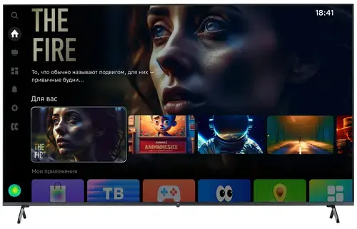 Телевизор DEXP 65UCS1 (65", VA, 330 Кд/м², Салют ТВ) | Pepper