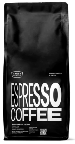 Кофе в зернах Эфиопия Иргачефф Tasty Coffee, 1 кг | Pepper