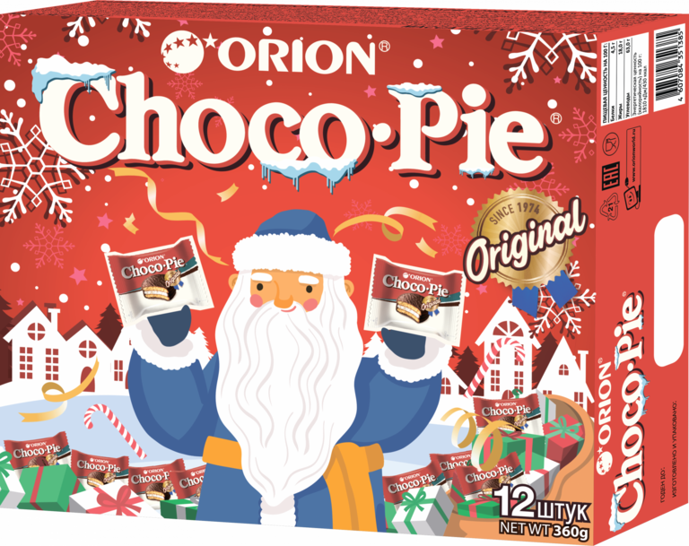 Ростов-на-Дону Пирожное choco pie Orion 30 г 12 штук (Мегамаркет РНД ...