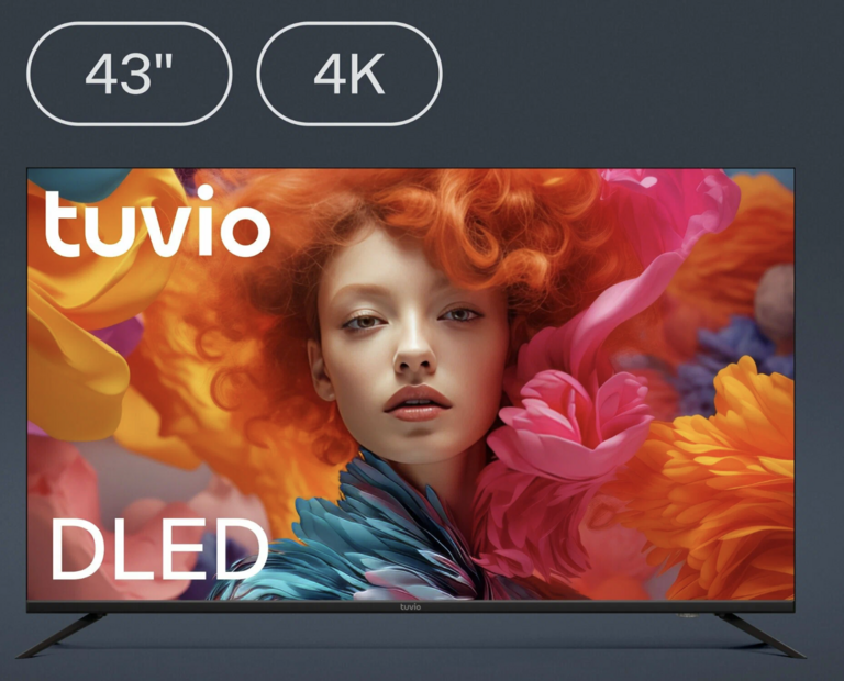 43” Телевизор Tuvio 4К ULTRA HD DLED Frameless, YaOS | Pepper
