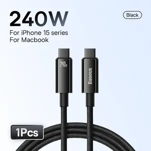 Кабель Baseus 240 Вт USB C 2 метра