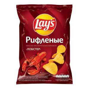 [Казань] Картофельные чипсы Lay's Лобстер рифленые 140 г