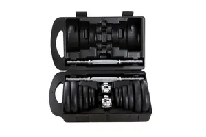 [МСК] Металлические гантели Nantong Tianlong Sports, разборные, в кейсе, 20 кг