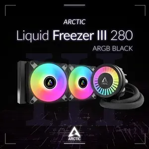 Система водяного охлаждения Arctic Liquid Freezer III 280 ARGB Black (с картой OZON)