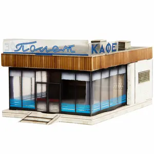 Конструктор из картона Умная бумага Кафе-стекляшка "Полет" СССР Арт. 759 (цена с Я.Пэй/Альфой, зависит от аккаунта и города)