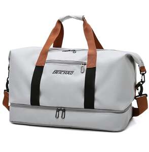 Спортивная сумка с отделением для обуви (Оксфорд, с картой Я.Пей, из-за рубежа)