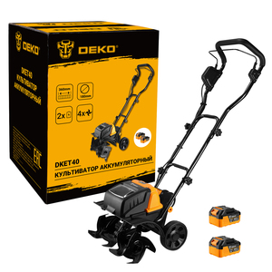 Аккумуляторный культиватор DEKO DKET40 065-1203 20В АКБ и ЗУ в комплекте