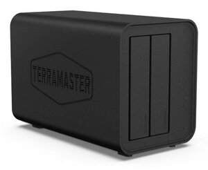 Дисковое хранилище TerraMaster D2-320 (2 отсека для дисков, USB3.2 Type-C gen2 (10 Гбит/с), RAID 0, RAID 1, JBOD, клонирование и однодисковый режим)