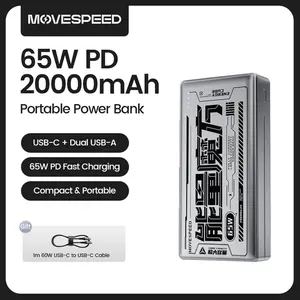 Внешний аккумулятор Movespeed 20000 mah, 65w