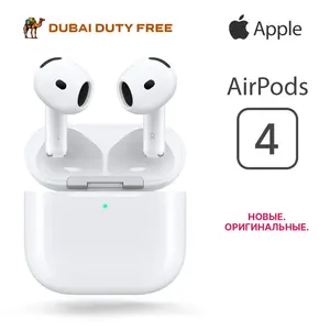 Наушники беспроводные с микрофоном Apple AirPods 4, Bluetooth, USB Type-C