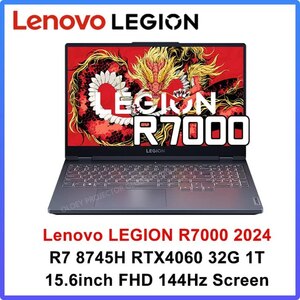 Ноутбук Lenovo Legion, 15.6", 1920×1080, AMD Ryzen 7 8745H, 16/512 Гб, RTX 4060 8G, Windows 11