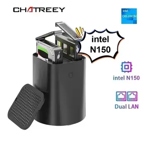 Мини-ПК Chatreey NAS 150 (Intel N150, NO RAM, Intel UHD Graphics, Windows 11 Pro), из-за рубежа