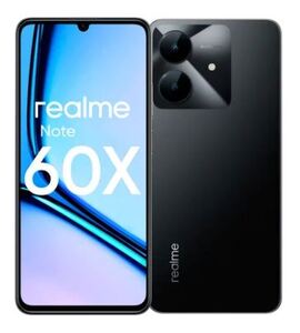 Смартфон realme Note 60x 3/64 ГБ RU, Dual nano SIM, черный