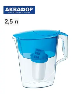 Фильтр-кувшин Аквафор Ультра, 2.5 л, голубой + сменный модуль А5 (с Озон картой)