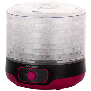 Дегидратор Scarlett SC-FD421012, 7 поддонов, 250 Вт (750₽ с бонусами)