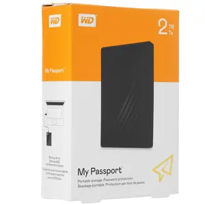 Внешний HDD диск Western Digital WDBYVG0020BBK-WESN 2ТБ 