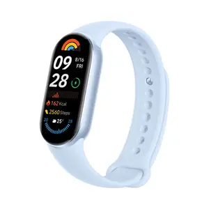 Фитнес-браслет Xiaomi Smart Band 9, голубой/розовый (с Озон картой)