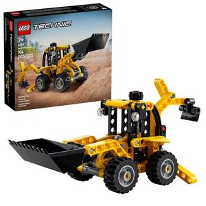 Конструктор LEGO Technic 42197 Экскаватор-погрузчик, 104 дет. (с картой Альфа банка)