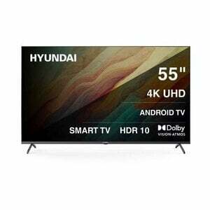 55" Телевизор Hyundai H-LED55BU7009, 4K Ultra HD, черный, смарт ТВ, Android TV(с альфа картой+ любимая категория)