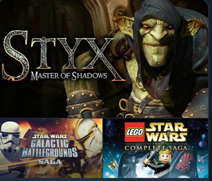 [PC] Styx Master of Shadows, Star Wars Galactic Battlegrounds saga или Star wars complete saga