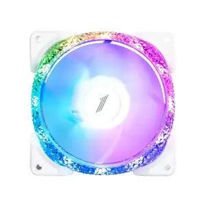 Корпусный вентилятор 1stPlayer M1-D-W COMBO, RGB, 120 мм, 4 pin, 1200 об./мин., 3 шт. в комплекте (с Озон картой)