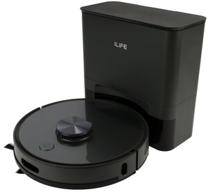 Робот-пылесос ILIFE T20S (лидар, станция самоочистки, сухая и влажная, Алиса, 5000 Па)