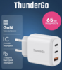 Зарядное устройство ThunderGo WL-65, GaN, 65 Вт, PD, QC, 2 Type-C, 1 Type-A
