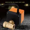 Шаровый кран 1/2 с электроприводом 220В (с картой озон, из-за рубежа)