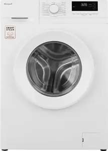Стиральная машина Weissgauff WM 46106 Steam (6 кг, пар, 1000 об/мин, 16 программ, Быстрая стирка 15 мин, Дозагрузка белья, А+) с картой OZON