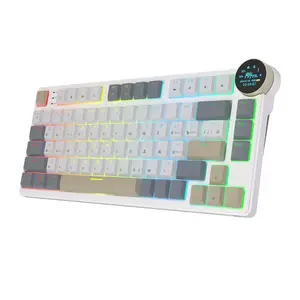 Беспроводная низкопрофильная механическая клавиатура Royal Kludge RK N80 (с кошельком WB)