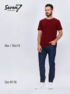 Джинсы SevenOriginal на пуговицах зауженные (с картой OZON)