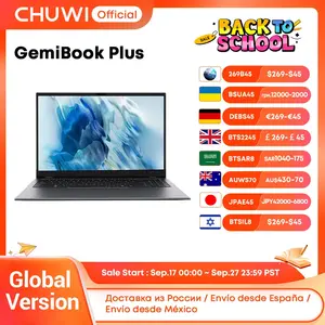 Ноутбук Chuwi GemiBook Plus, 15.6", 8/256ГБ, 16/512ГБ, N100, N150, Windows