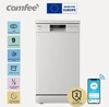 Отдельностоящая посудомоечная машина Comfee CDW452Wi, Wi-Fi управление, 8 программ, самоочистка, экспресс-мойка, отложенный старт, аквастоп