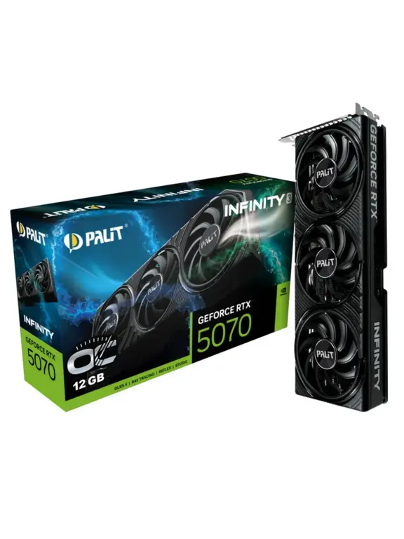 Видеокарта Palit RTX 5070 RTL INFINITY 3 OC 12 ГБ (с подпиской и макс. WB кошельком)