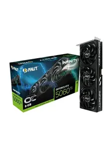 Видеокарта Palit GeForce RTX 5060 Ti Infinity 3 OC 8 ГБ GDDR7 (с макс. кошельком ВБ)