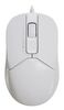 Мышь проводная A4TECH Fstyler FM12, оптическая, USB, 1200dpi, белый [fm12 white]