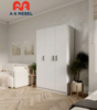 Шкаф A-A MEBEL ПАК, 120x48x204, трёхстворчатый, распашной, белый