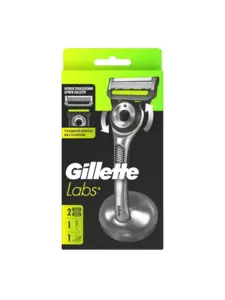 Бритвенный станок Gillette Labs (5 лезвий, 2 кассеты, поворотная головка, магнитная подставка)
