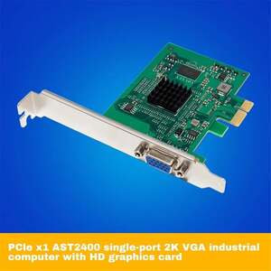 Видеокарта Aspeed AST2400 PCI-E x1 (vga out) (с Ozon картой)