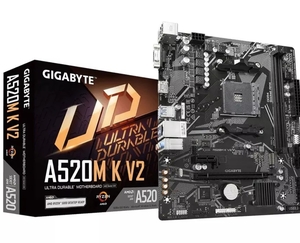Материнская плата Gigabyte A520M K V2, AM4, Micro-ATX (с макс. кошельком ВБ)