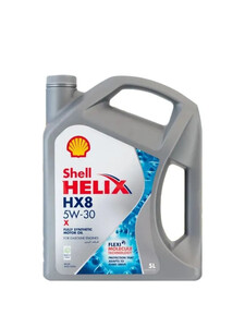 Масло моторное Shell Helix HX8 X 5W-30 5л (с картой OZON)