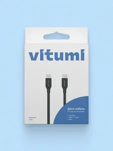 Кабель Vitumi USB-С/USB-С, 120 см (с WB кошельком) + 145₽ за отзыв 